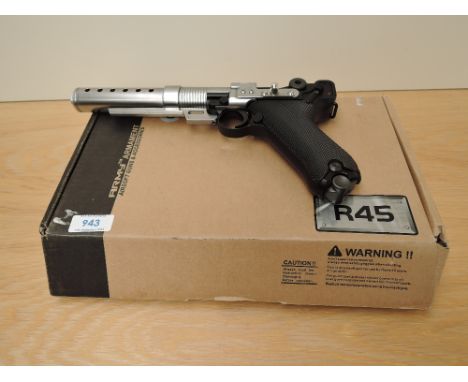 A Army Armament Air Soft Pistol R45, BB, in card box, purchaser must be over the age of 18
CONDITION REPORT
No calibre stated