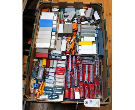100+ Wiking model HO scale model vehicles. Comprising of Fire engines, Vans, trucks, lorries, cars, Transporter, etc, mainly 
