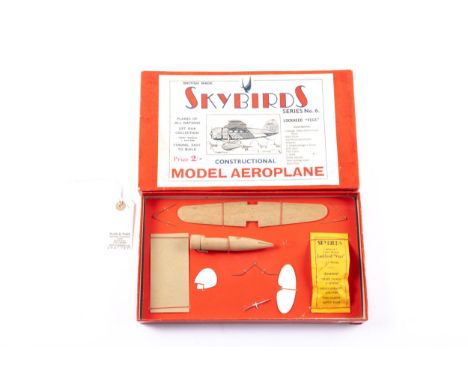 A Skybirds Series No. 6 Planes of all Nations, Lockheed 'Vega'. A Constructional Model Aeroplane kit. Boxed, minor wear. Cont