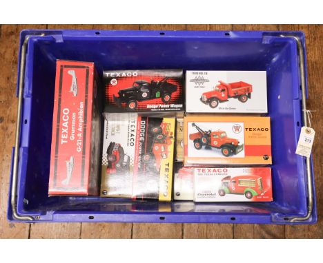 12 First Gear American Trucks etc. Most in TEXACO livery. 4x Dodge Power Wagon - 2x Breakdown Truck, variations and 2x fire t