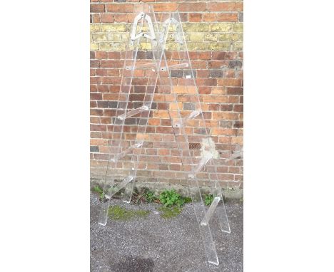 A perspex step ladder (1 rung A/F) 