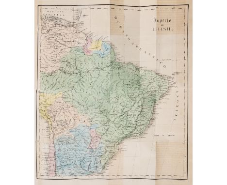 Brazil.- Milliet de Saint-Adolphe (J.C.R.) Diccionario geographico historico e descriptivo do imperio do Brazil, 2 vol., firs