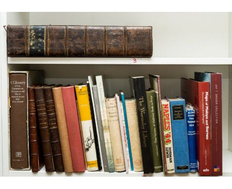 NO RESERVE Bible, English.- The Holy Bible with a Complete Commentary, double column, engraved frontispiece, vignette title a
