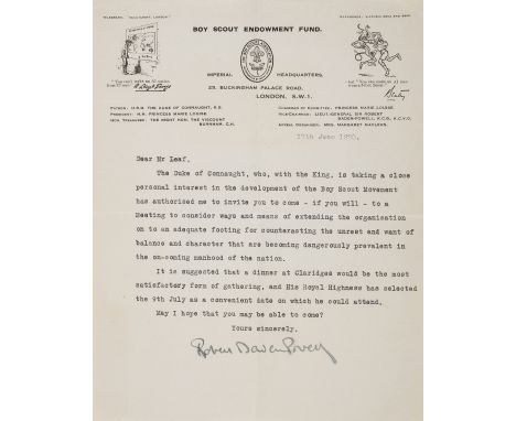 Powell (Robert Baden-, first Baron Baden-Powell, army officer and founder of the Boy Scouts and Girl Guides, Powell, 1857-194