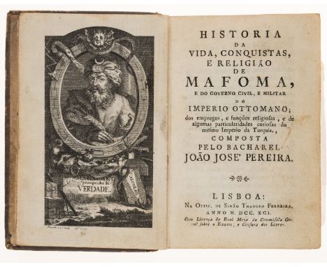 Blackmer copy.- Islam &amp; the Ottoman Empire.- Pereira (João José) Historia da vida, conquistas, e religião de Mafoma, e d