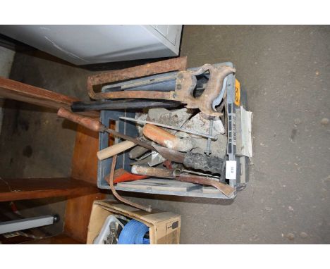 ONE BOX OF MIXED TOOLS