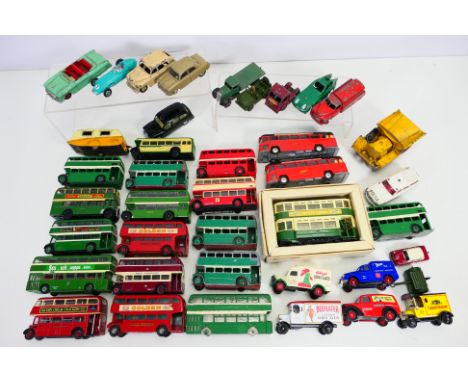 Corgi - Dinky - Budgie - EFE - A collection of unboxed vehicles including Ford Consul # 200, Bristol Lodekka in Crossville li