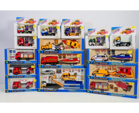 Autocraft (Hongwell) - A boxed group of 15 diecast and plastic model vehicles from Autocraft. Lot includes Mercedes 'Rising B
