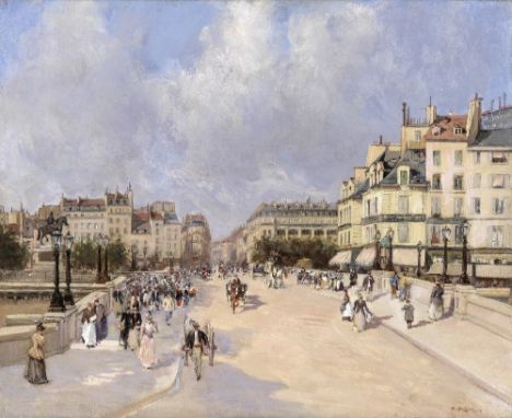 Raymond Allègre (French, 1857-1933)Le Pont Neuf signed 'R. Allègre' (lower right)oil on canvas60.3 x 73.4cm (23 3/4 x 28 7/8i