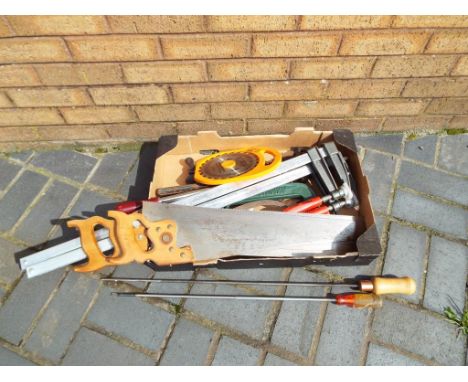 A selection of hand tools. This lot must be paid for and collected (or despatched) no later than close of business on Tuesday