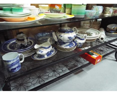 A good collection of ceramic tableware to include Portmeirion decorated in the Botanic Garden pattern, Royal Doulton tablewar