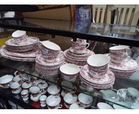 Royal Crown Ducal - approximately 60 pieces of Royal Crown Ducal Bristol pattern dinnerware and tea ware to include cups, pla