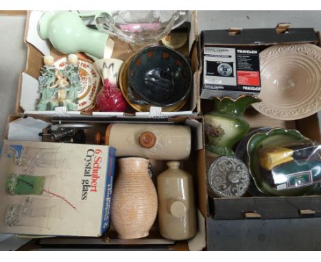 A mixed lot to include ceramics, glassware, boxed digital camera and similar.[3]
