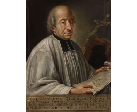 Andachtsbildnis des Dr. Laurentius Gilbertus PayotBrustbildnis des alten Theologen und Pfarrers der Stiftskirche Saint-Pierre