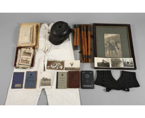 Nachlass 1. WeltkriegMilitärpass mit Eintragungen Westfront; Ersatzreservepass; Schießbuch; Festschrift zum Grenadier-Traditi