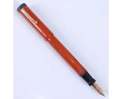 Stilografica Parker Duofold Senior Brown, Fountain Pen