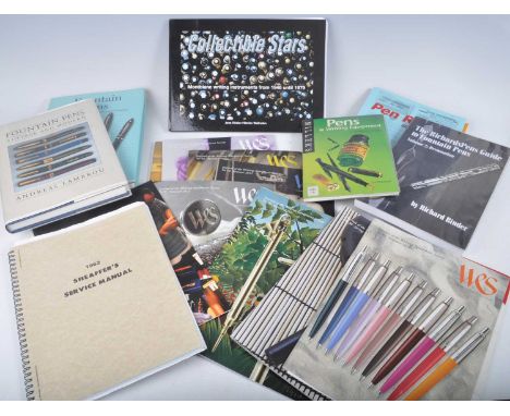 A collection of pen collecting related books and ephemera, to include Andreas Lambrou (Fountain Pens Vintage &amp; Modern, an