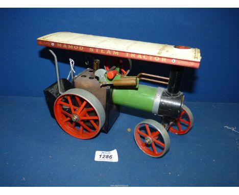 A Mamod Steam Engine, 10'' long.