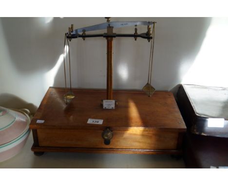A set of assorted balance scales.