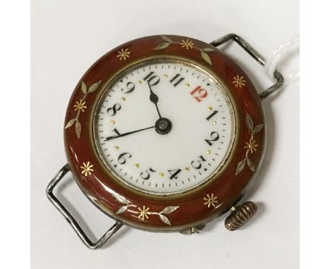 SMALL ENAMEL WATCH