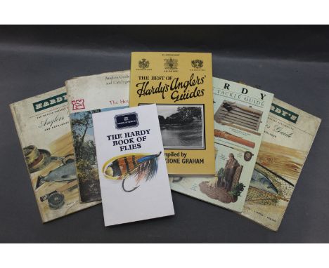 Hardy Anglers Guide for 1961, another similar, 1964, another later copy, together with the Hardy Book of Flies and The Best o