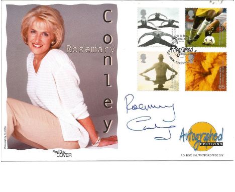 Rosemary Conley signed 2000 Body and Bone official Autographed editions FDC. Good Condition. All autographs are genuine hand 