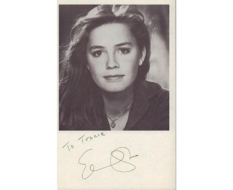 Featuring fresh-faced autographed image of Delaware-born American actress. Captain Bijou Catalog #37, Item #744. Certificate 