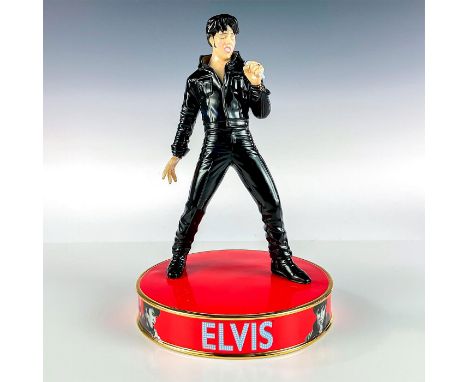 Part of the Entertainers - Elvis series. Limited edition in black and red coloration with gold gilt around stand and ring.Roy