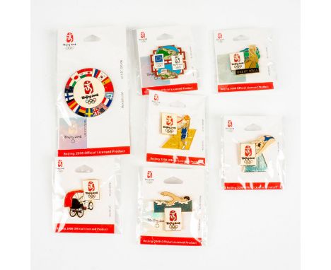 Vintage. Each with unique sports or Chinese themed design. Aminco backstamp. Sealed.This item has no reserve. Dimensions: 1""
