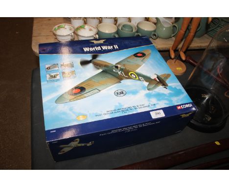 A Corgi WWII Spitfire MkI 1:32 scale with original box 