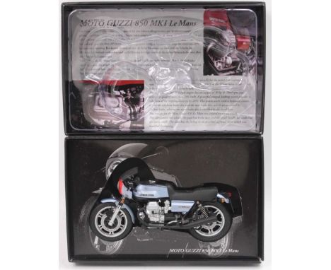 A Minichamps Classic Bike Series No. 47 Model No. 165301 1/12 scale model of a Moto Guzzi 850 MK1 Le Mans, appears as issued 