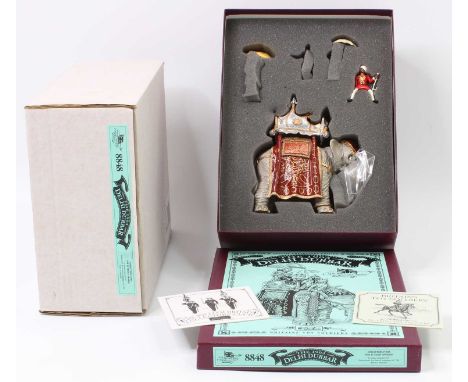 Britains Indian Army set No.8848 The 1903 Delhi Durbar, comprising of Lord &amp; Lady Curzon with state elephant and four fig