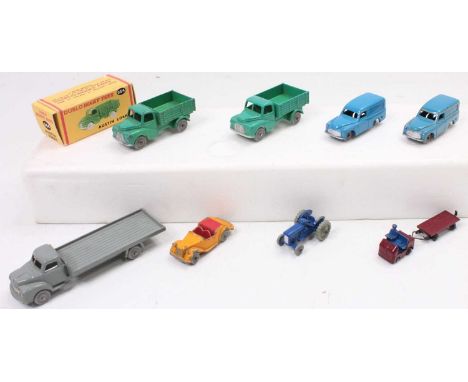 A small collection of Dinky Dublo models to include, 2x No. 063 Commer Van - one has some super detailing, 2x No. 064 Austin 