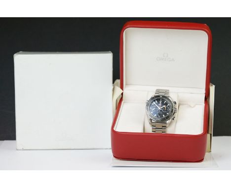 Omega Seamaster Professional Stainless Steel Automatic Calendar Chronograph Wristwatch (ZrO2), 600m/2000ft, model: Planet Oce