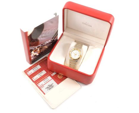 Omega - a gentleman's Constellation Automatic Chronometer wristwatch, 25mm circular cream dial with raised baton markers mark