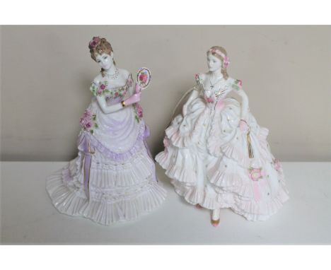 Two Royal Worcester figures - A Royal Presentation number 3337 of 12500 and Royal Debut number 860 of 12500 