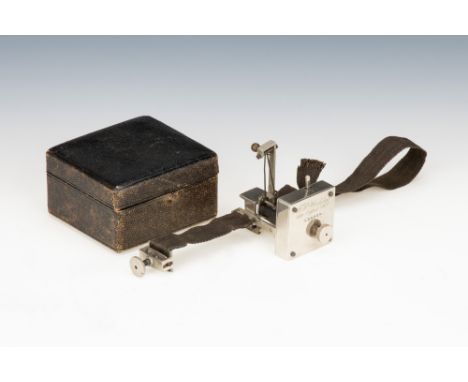 A Dudgeon-Type sphygmograph by Hawksley, English, c.1890, the clockwork housing engraved F. P. Hawksley 357 Oxford St London'
