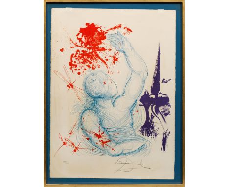 Salvador Dalí(1904 Figueras - 1989 ebenda)"Madurez" (Pubertät). OriginaltitelZinkfarblithographie/Arches-Velin (Wasserzeichen