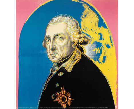 Andy Warhol(1928 Pittsburgh - 1987 New York) nach "Frederick the Great" (Friedrich der Große). OriginaltitelFarboffset/Papier