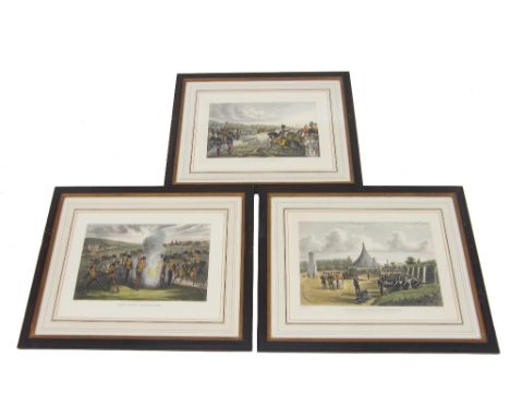 John Grant after T.H.Jones (19th/20th century) - 'Royal Horse Artillery, 1843', 'Royal Artillery Repository Exercises' and 'R