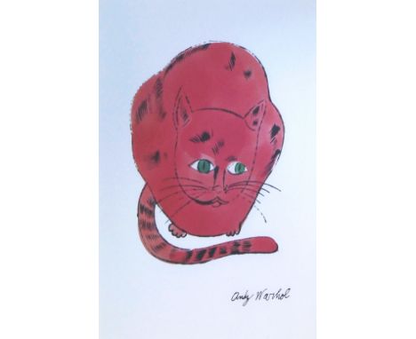 ANDY WARHOL (American, 1928-1987) 'Red Sam', lithograph signed in the plate, 34.5cm x 27cm, framed.