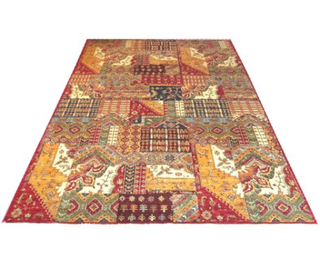 LAHORE TILE DESIGN CARPET, 364cm x 270cm, of antique carpet designs. 