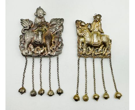 VINTAGE CHINESE HAT DECORATIONS