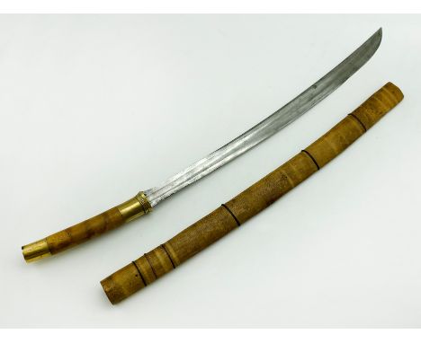 BRASS HANDLED BAMBOO SCABBARD/SWORD