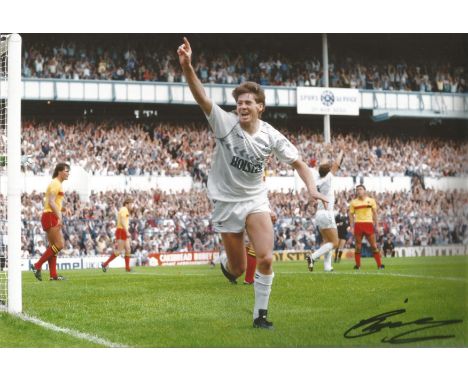 CHRIS WADDLE signed Tottenham Hotspur 8x12 Photo . All autographs come with a Certificate of Authenticity. We combine postage