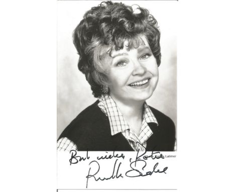 Prunella Scales signed 6x4 black and white photo. Dedicated. All autographs come with a Certificate of Authenticity. We combi