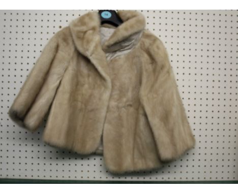 FUR JACKET &amp; OTHER FURS including a pale mink 1950's evening jacket, a pale coloured weald furriers jacket, a Hickleys mu