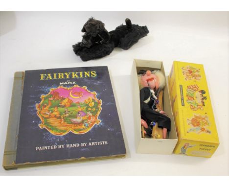 LOUIS MARX - FAIRYKINS a boxed set of Fairy tale figures by Louis Marx, hand painted and including Little Jack Horner, Humpty