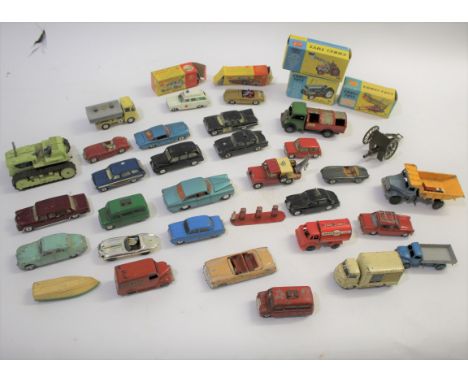 DINKY TOYS &amp; DIE CAST TOYS including a boxed Dinky Toys 278 Vauxhall Ambulance, and boxed 114 Triumph Spitfire (boxes and