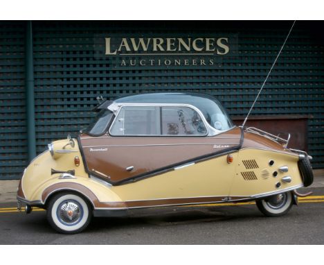 MESSERSCHMITT KR200 DELUXE BUBBLE CAR - MICRO CAR a Messerschmitt KR200 Deluxe two seater bubble car, 1957, and with the regi